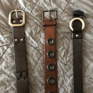 Lucky Brand leather belts (3)